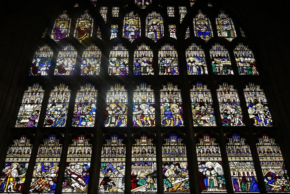 Stained glass window shot with the Sony A1 + Sigma 50mm F1.2 DG DN Lens
