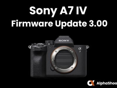 Sony A7 IV Firmware Update v3.00