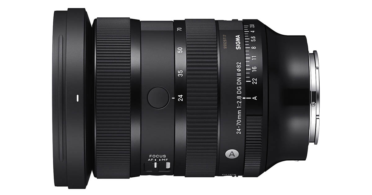 Sigma 24-70 F2.8 DG DN II Art Lens Announced - Alpha Shooters