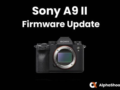 Sony a9II Firmware Update