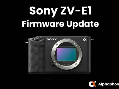 Sony ZV-E1 Firmware Update