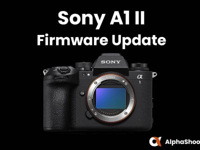 Sony A1 II Firmware Update