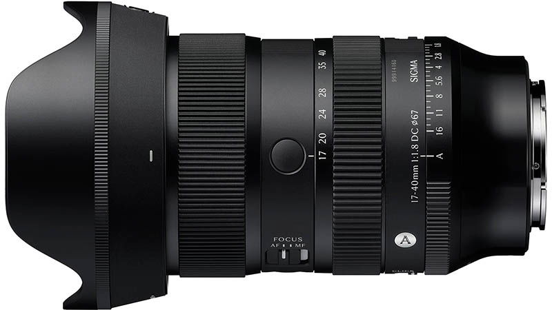 Sigma 17-40mm F1.8 DC Art APS-C Lens