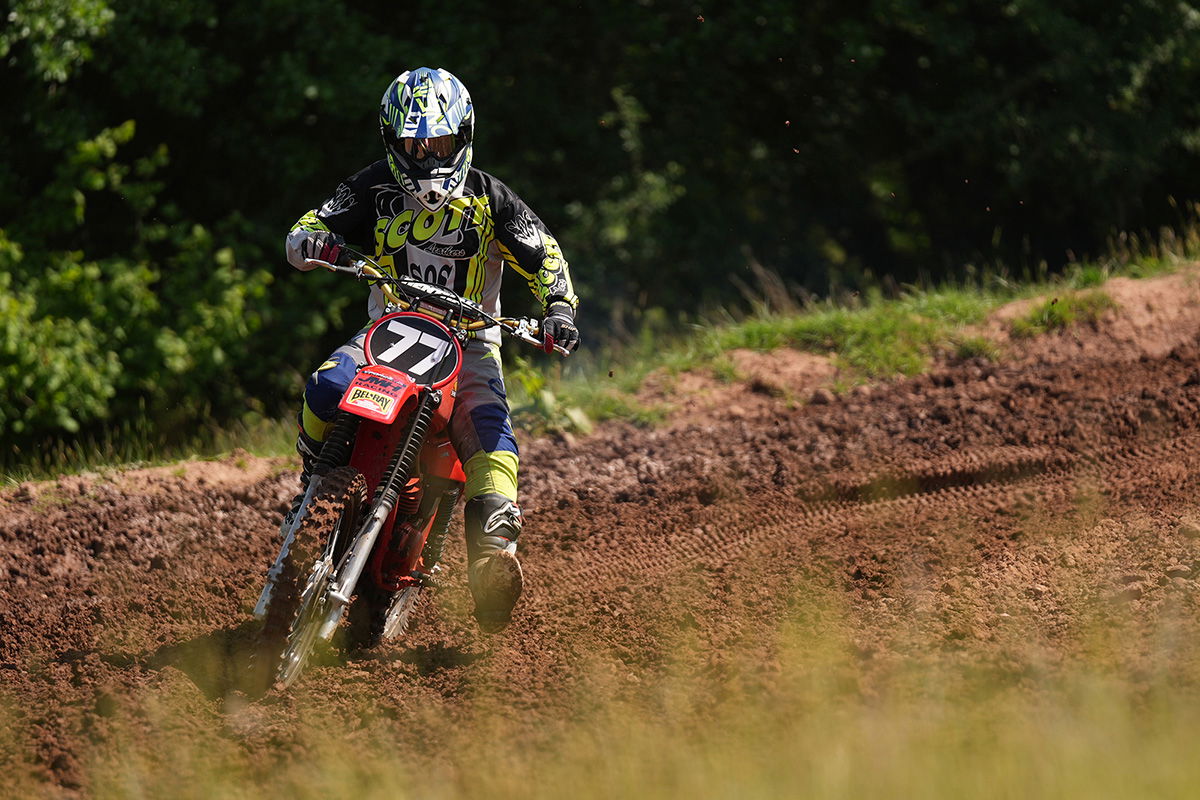 Honda MX Bike shot with the Sony FE 70-200 F2.8 GM OSS Lens