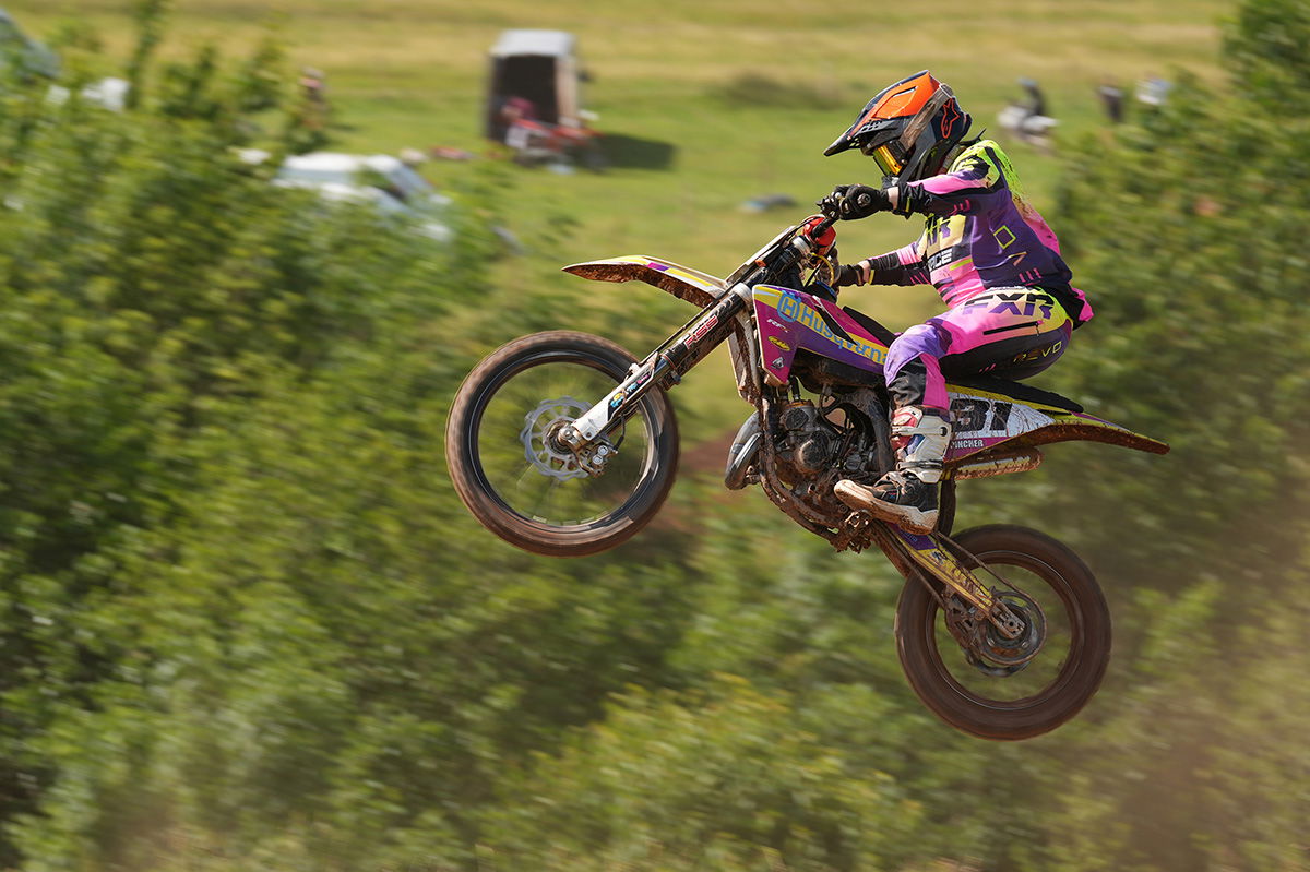Husqvarna MX Bike shot with the Sony FE 70-200 F2.8 GM OSS Lens