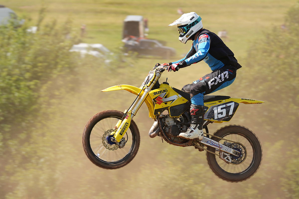 Suzuki MX Bike shot with the Sony FE 70-200 F2.8 GM OSS Lens