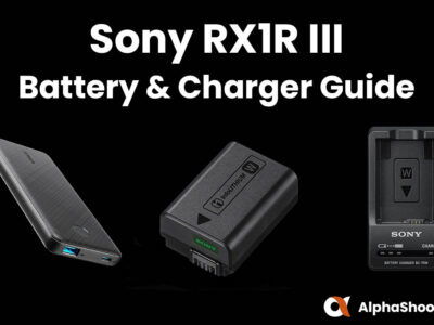 Sony RX1R III Battery & Charger Guide