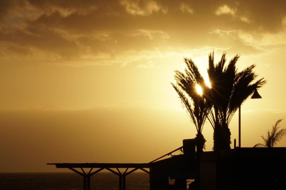 Sony SEL18135 Sample - Playa de las Americas Tenerife Sunset